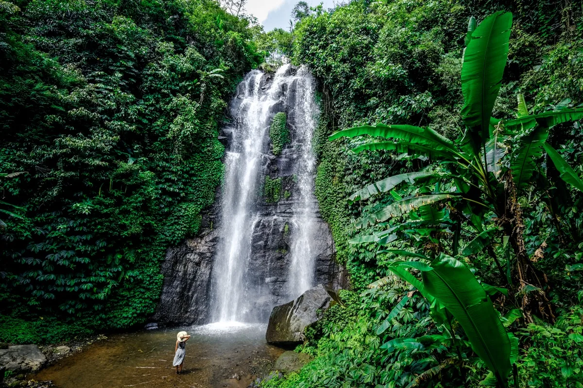 Golden Valley Waterfall In Munduk, Bali